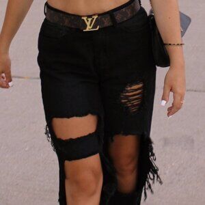 Black Ripped Jeans
